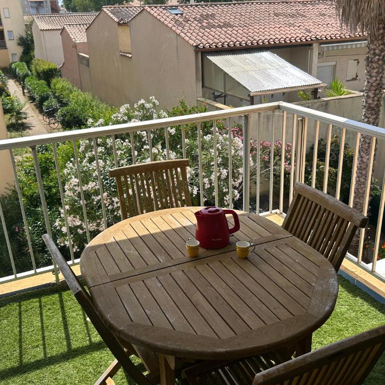 JEAN BART II Joli T2 cabine proche plage Richelieu Cap d'Agde - Apartment mit 2 Schlafzimmern und Balkon - 12