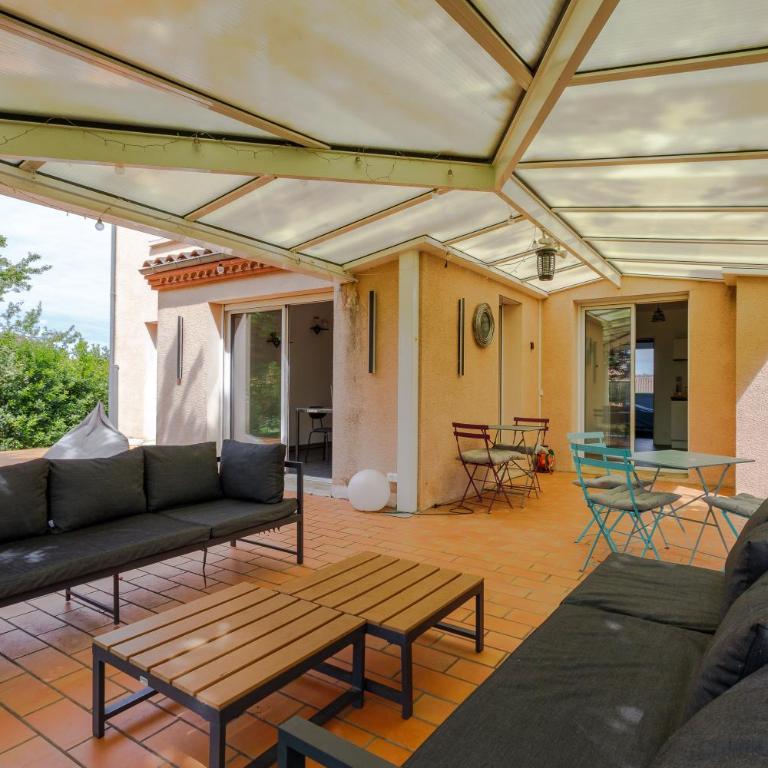 L'Estivale - Belle maison pour 8 avec grand jardin - Ferienhaus - 10