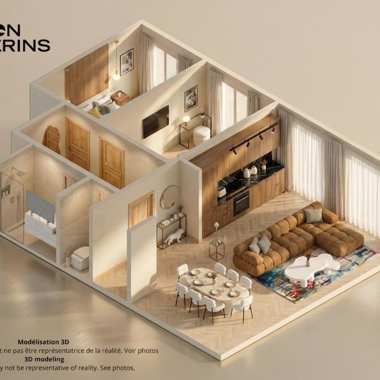 Beautiful apartment in St Tropez - Maison Lérins - Apartment mit 2 Schlafzimmern - 2