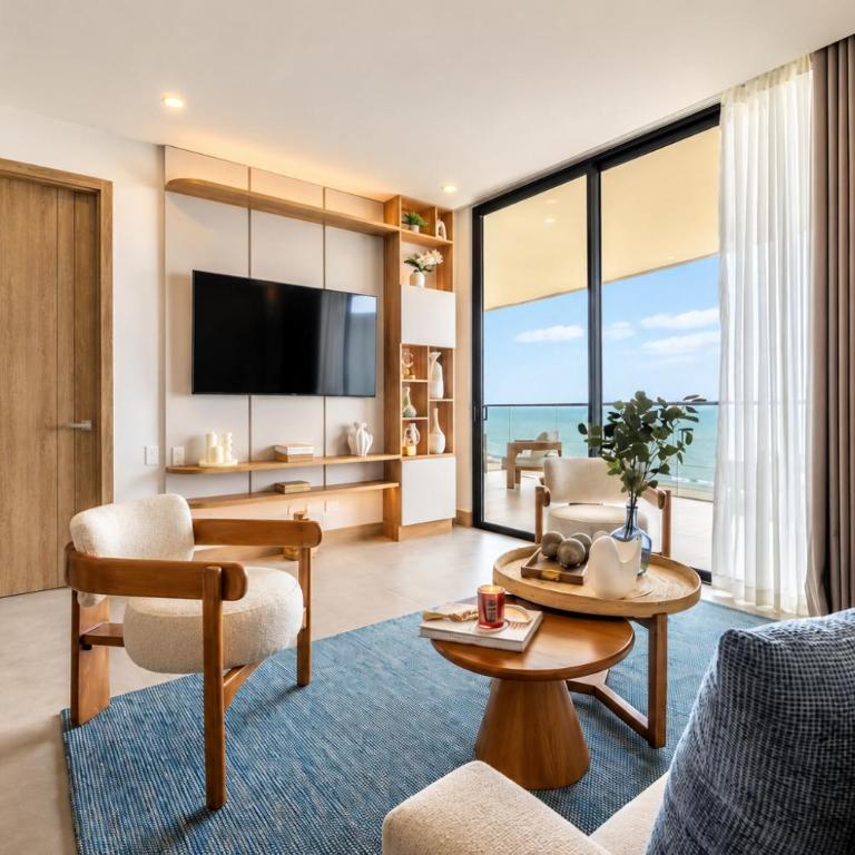 Wake Up to the Ocean, True Beachfront Terrace - Two-Bedroom Apartment - 1