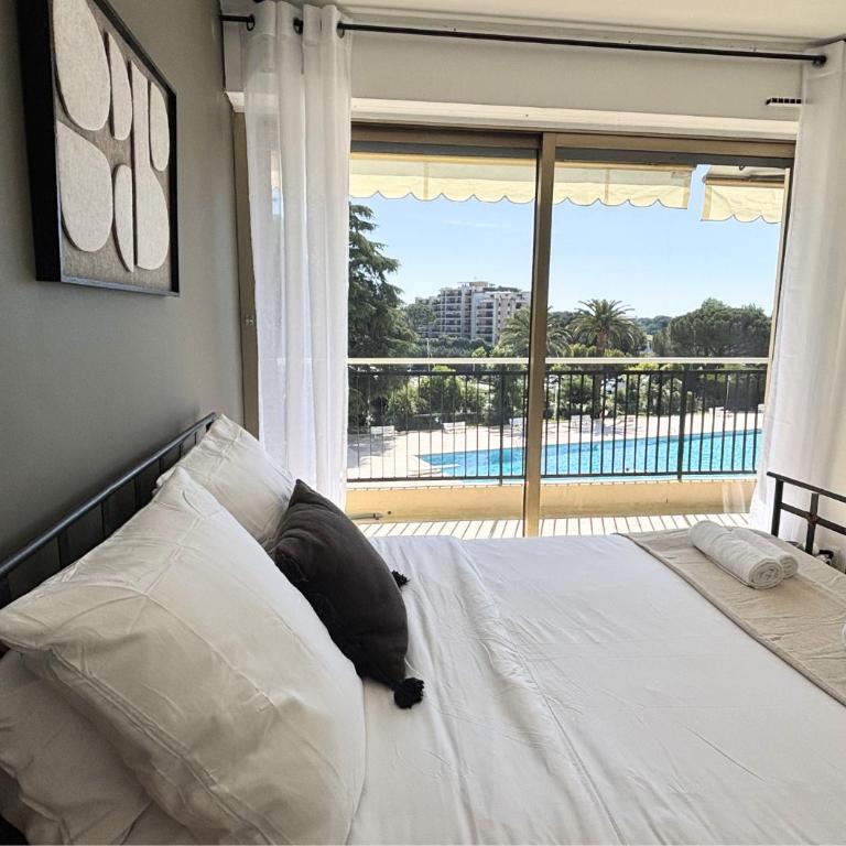 Élégant T3 avec Piscine, Terrasse, Parking, 6 Pers - Apartamento de 2 dormitorios con vistas a la piscina - 5