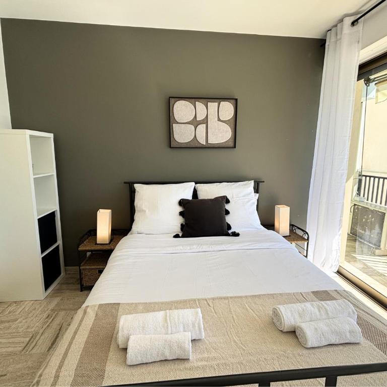 Élégant T3 avec Piscine, Terrasse, Parking, 6 Pers - Apartamento de 2 dormitorios con vistas a la piscina - 26