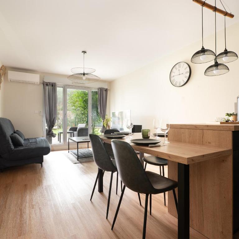 L'Ovalie Appartement T2 CLIMATISÉ et JARDIN - Apartamento de 1 dormitorio - 5