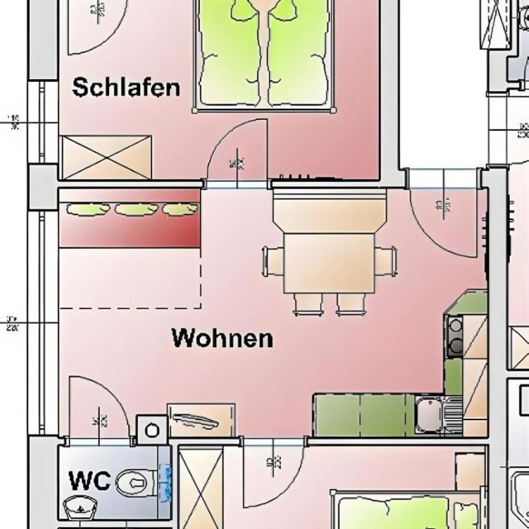 Appartements Stockinger B3 - Deluxe-Apartment mit 2 Schlafzimmern und Gartenblick - 32