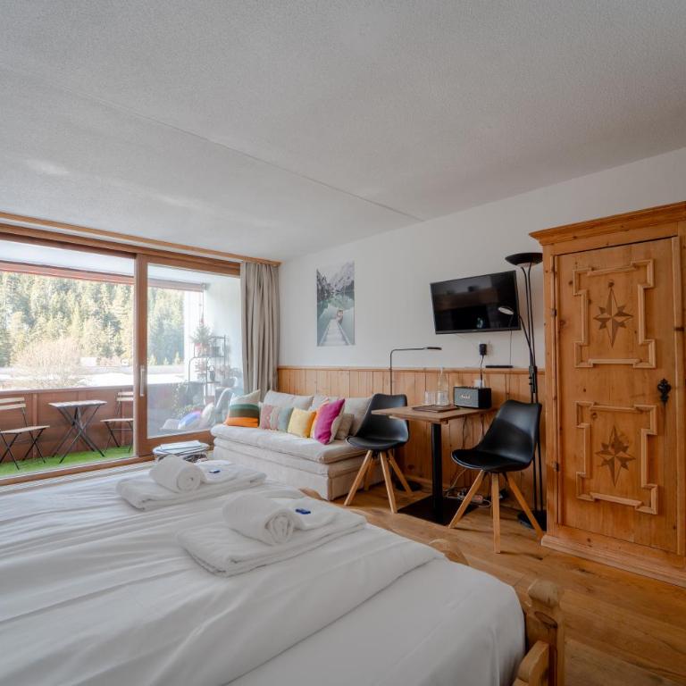 Modern LAAX apt Swimming Pools Wellness and Tennis - Studio mit Poolblick - 46