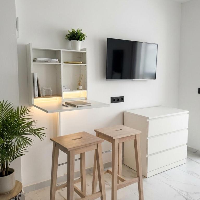 Estudio con vistas al mar junto a la playa - Appartement 1 Chambre - 9