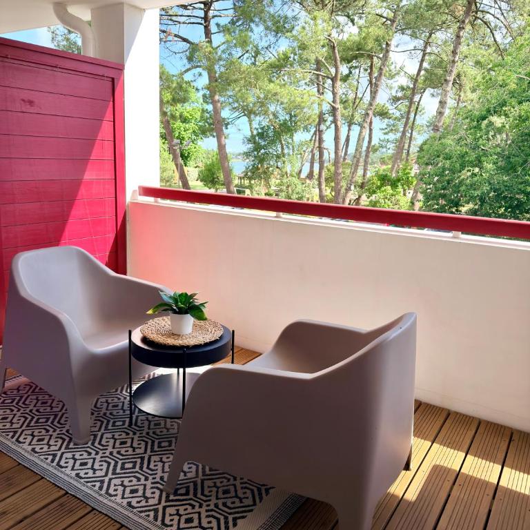 Happy Hossegor, plein centre avec vue sur lac et parc Rosny - Studio - 4