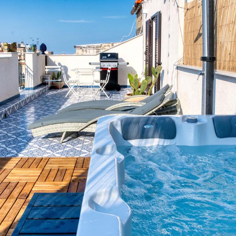 Zisa Top Romantic Terrace & Private outdoor Jacuzzi - Apartment mit 2 Schlafzimmern - 7