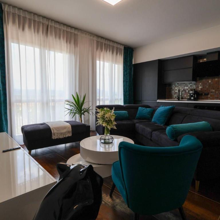 Blu Petrolio Stay-Karabas Apartments-parcheggio - Appartamento con 2 Camere da Letto e Terrazza - 5