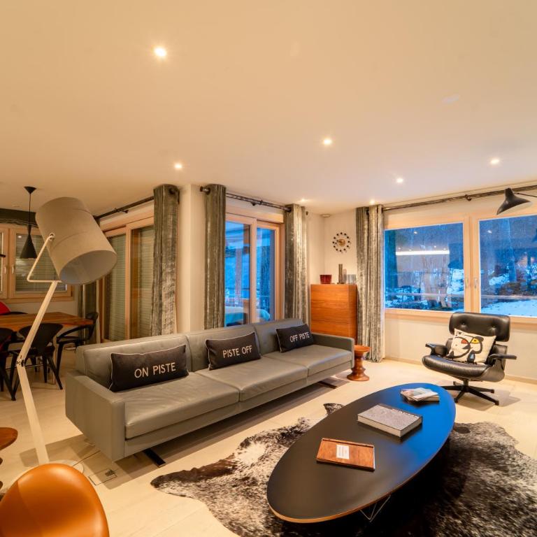 Private luxury 4 bedroom apartment in Flims Waldhaus - Luxuriöse Ferienwohnung mit 4 Schlafzimmern - 4