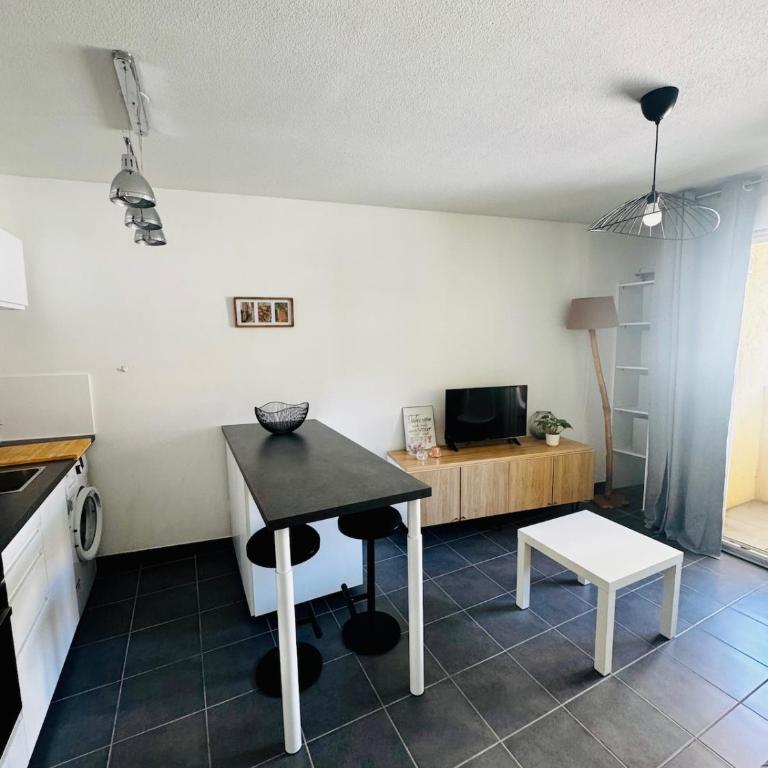 Charmant et spacieux Studio à 10 minutes du centre de Nice et 5 min de l'entrée d'autoroute Accès faciles et dans quartier calme - Appartement 1 Chambre - 13