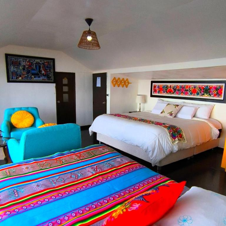 Uros Killa Lodge - Double or Twin Room with Lake View - 1