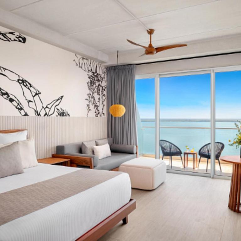 Hyatt Vivid Grand Island Cancun-All Inclusive Adults Only - Suite Junior Vantage Club con vistas a la bahía - Cama extragrande - 4