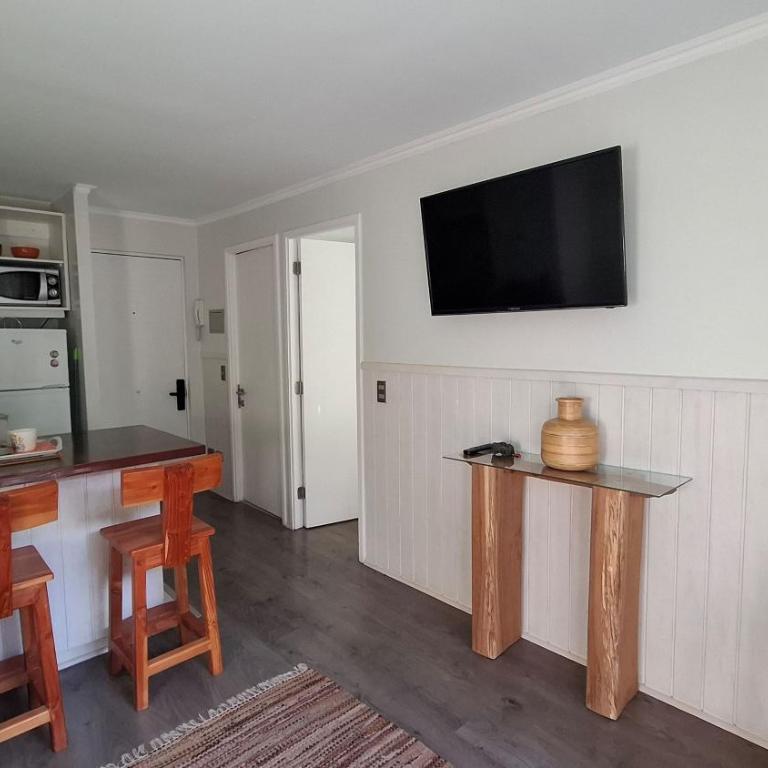 Departamento en pucon full equipado con wifi, camino al volcan a 5 min del centro - One-Bedroom Apartment - 20