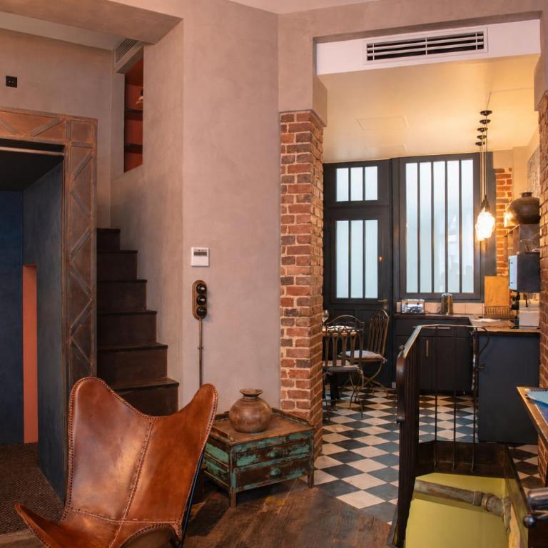 Luxury Industrial Suite with Private Hammam at Paris Montparnasse - Apartment mit 2 Schlafzimmern - 7