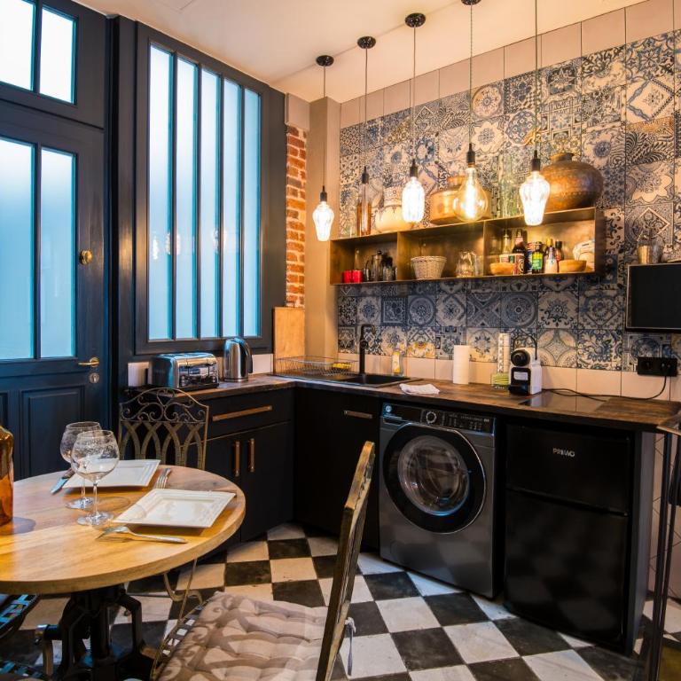 Luxury Industrial Suite with Private Hammam at Paris Montparnasse - Apartment mit 2 Schlafzimmern - 8