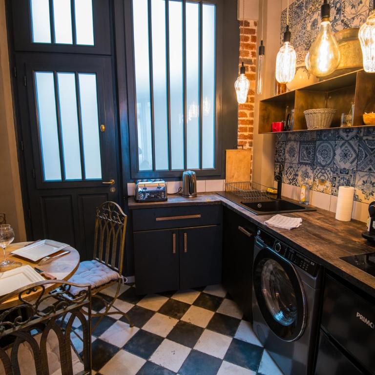 Luxury Industrial Suite with Private Hammam at Paris Montparnasse - Apartment mit 2 Schlafzimmern - 9