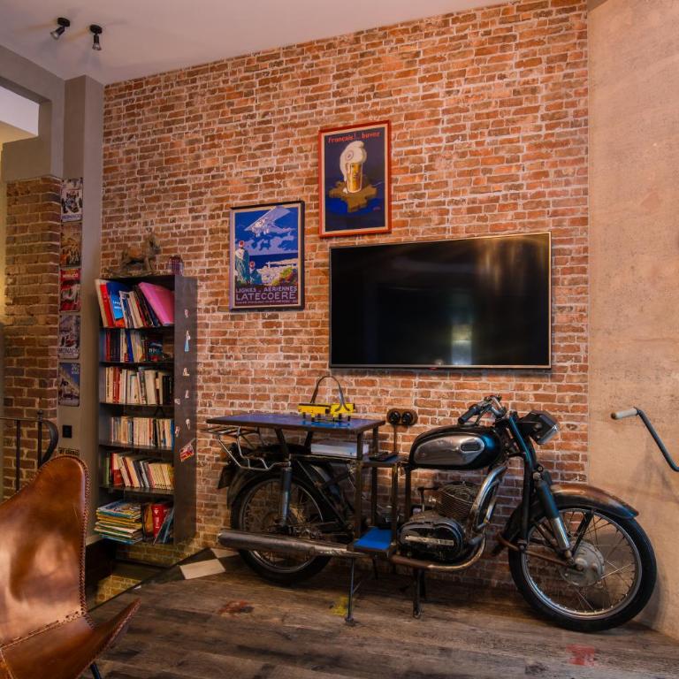 Luxury Industrial Suite with Private Hammam at Paris Montparnasse - Apartment mit 2 Schlafzimmern - 3