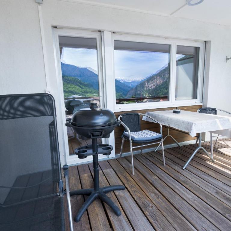 HAKs Alpine Studio with Mountain View Leukerbad - Studio mit Queensize-Bett - 8