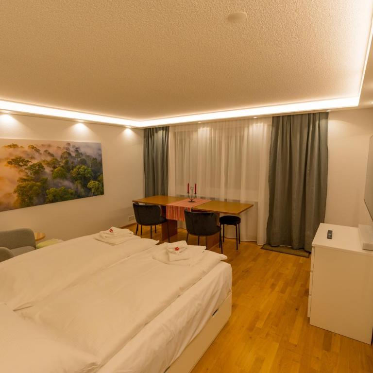 HAKs Alpine Studio with Mountain View Leukerbad - Studio mit Queensize-Bett - 7