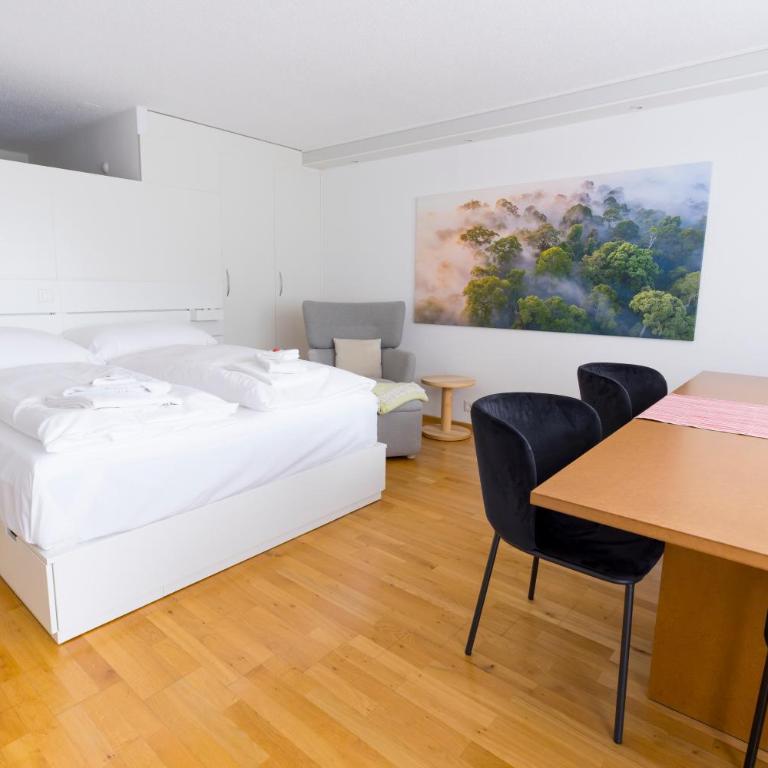 HAKs Alpine Studio with Mountain View Leukerbad - Studio mit Queensize-Bett - 2