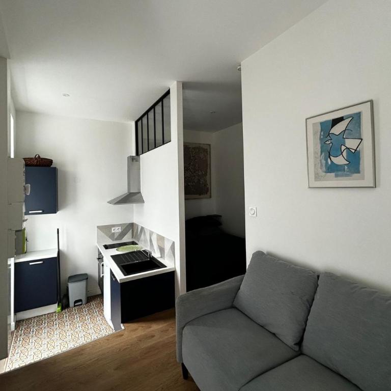 Élégant studio rénové au cœur de Bourges - Studio avec Lit Queen-Size - 3