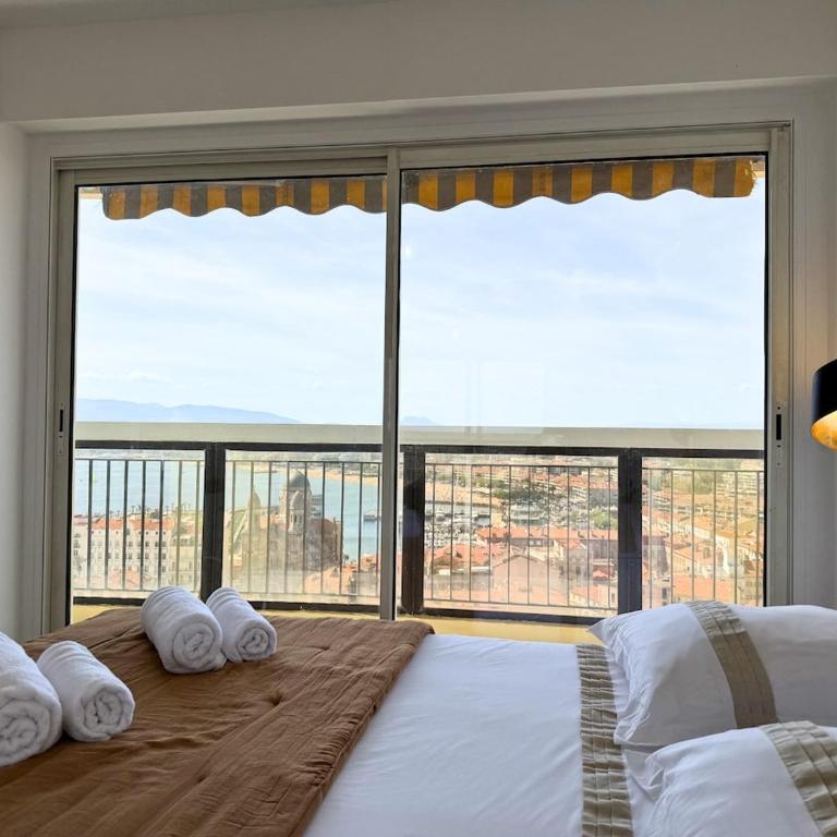 Lumineux T3 Vue Mer Panoramique, plage & gare 2min - Apartment mit 2 Schlafzimmern - 4