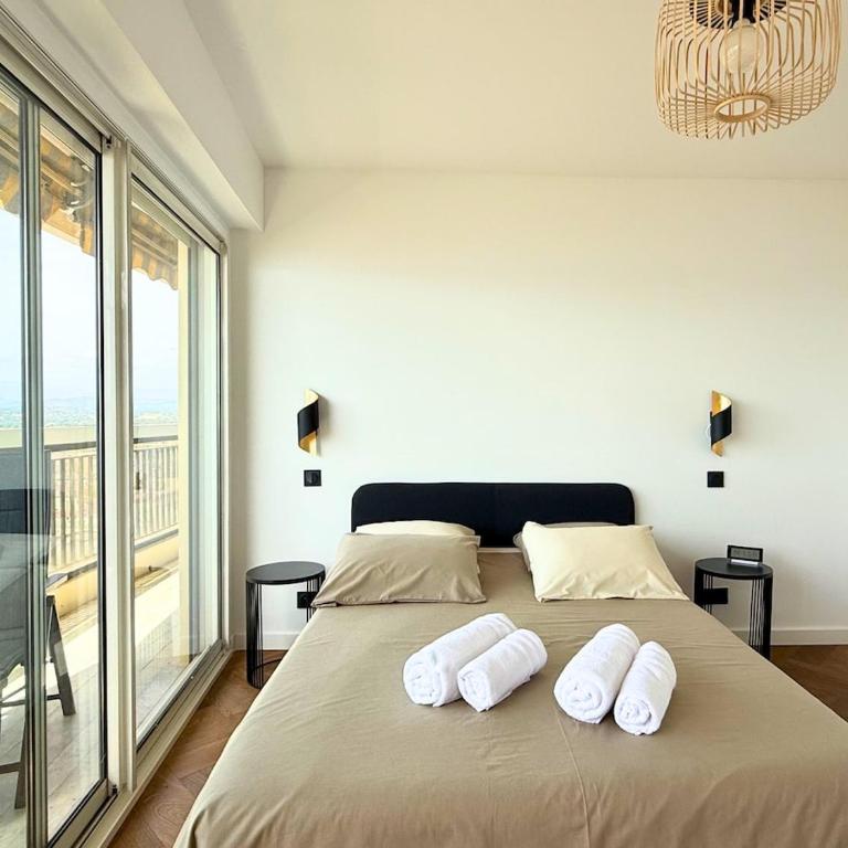 Lumineux T3 Vue Mer Panoramique, plage & gare 2min - Apartment mit 2 Schlafzimmern - 15