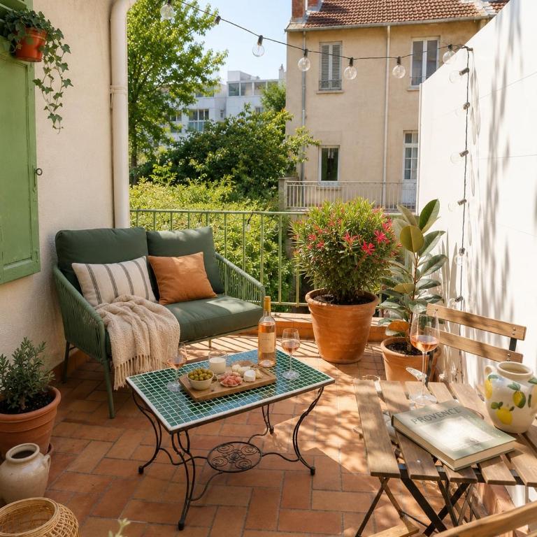 Les volets verts - Terrasse privative - Appartement 1 Chambre - 1
