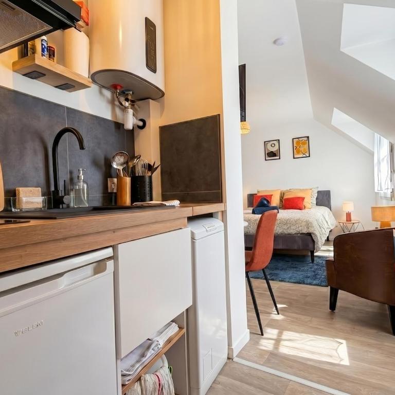 Studio lumineux - Halles Cœur de Maine - One-Bedroom Apartment - 6