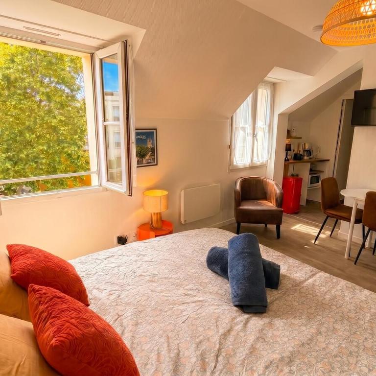 Studio lumineux - Halles Cœur de Maine - One-Bedroom Apartment - 1