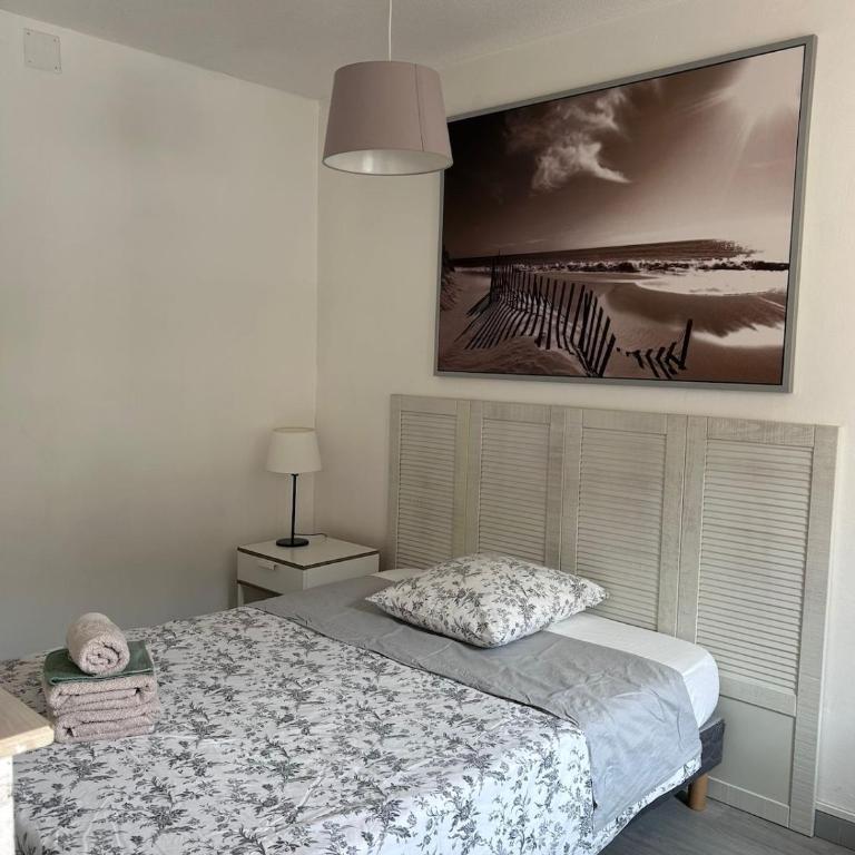 Studio lumineux avec piscine, terrasse et parking privé - Appartement 2 Chambres - 6