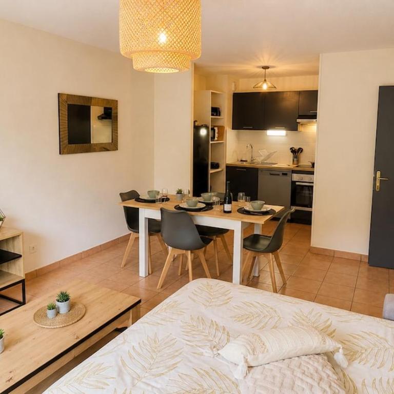 Le Jardin de Coquelicots T2 avec jardin et parking - Appartement 1 Chambre - 14