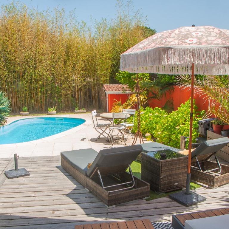 Villa Paloma climatisée, avec piscine au sel - Maison 2 Chambres - 1