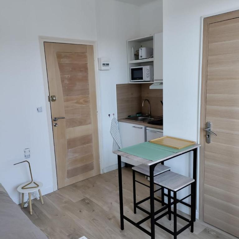 studio entièrement équipé avec balcon et accès jardin - Apartment mit 1 Schlafzimmer - 4