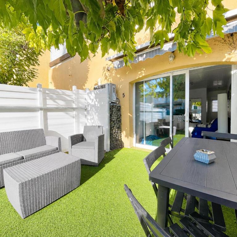 APPARTEMENT T2 CLIMATISÉ AVEC JARDIN - 5 personnes - Apartment mit 1 Schlafzimmer - 9
