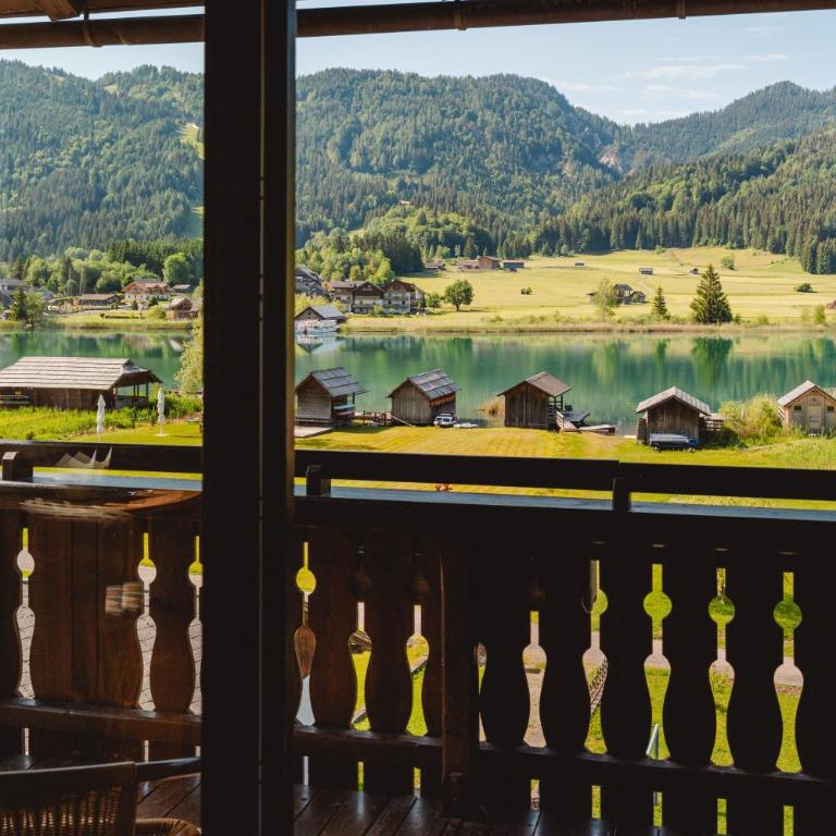 Hotel Lipeter & Bergheimat - Doppelzimmer mit Balkon und Seeblick - 22