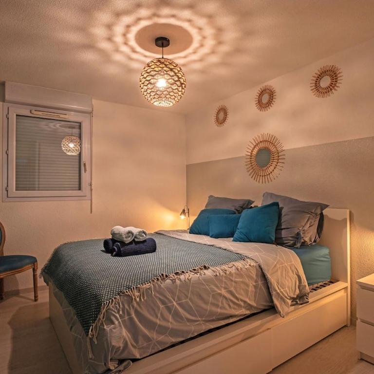 Le Palmier Vert - Magnifique T2 à Montpellier- Balcon 16m2 - CLIM -WIFI - Apartment mit 1 Schlafzimmer - 6