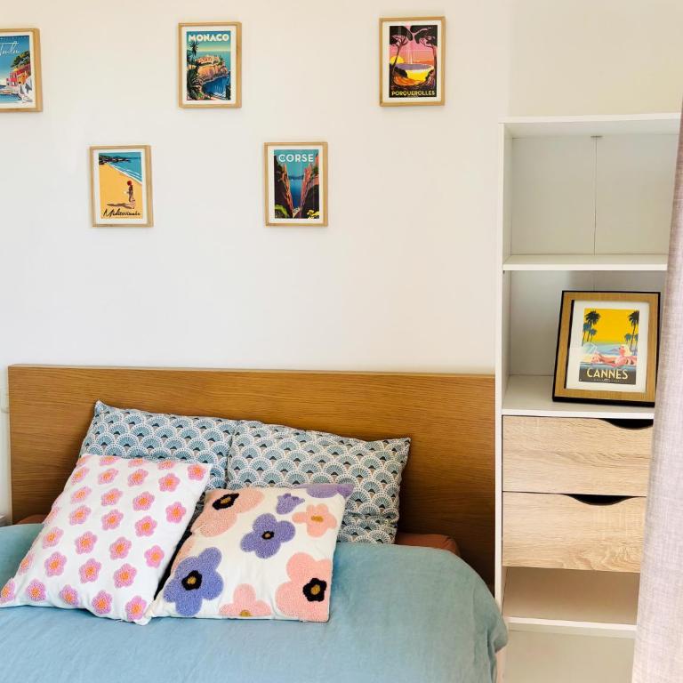 T2 with parking, Air-conditioned, 10 min from the beaches of Cannes - Appartement 1 Chambre - 62