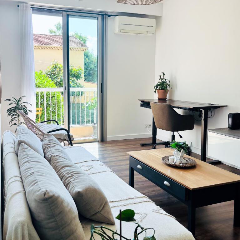 T2 with parking, Air-conditioned, 10 min from the beaches of Cannes - Appartement 1 Chambre - 1