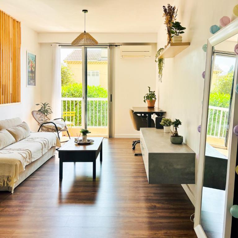 T2 with parking, Air-conditioned, 10 min from the beaches of Cannes - Appartement 1 Chambre - 6