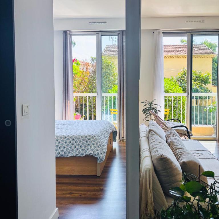 T2 with parking, Air-conditioned, 10 min from the beaches of Cannes - Appartement 1 Chambre - 23