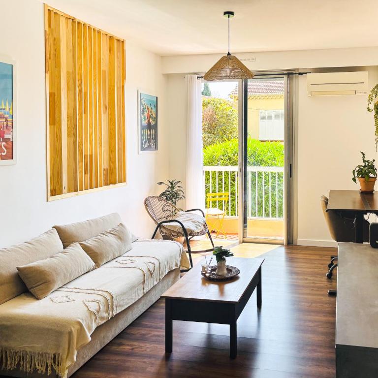 T2 with parking, Air-conditioned, 10 min from the beaches of Cannes - Appartement 1 Chambre - 30