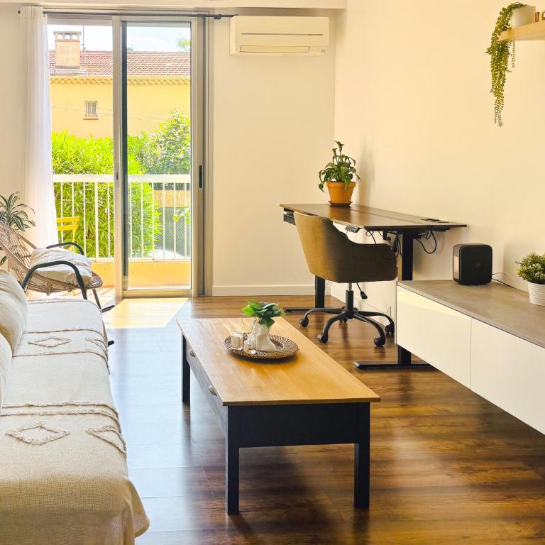 T2 with parking, Air-conditioned, 10 min from the beaches of Cannes - Appartement 1 Chambre - 46