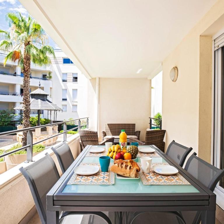 Le Palmier Vert - Magnifique T2 à Montpellier- Balcon 16m2 - CLIM -WIFI - Apartment mit 1 Schlafzimmer - 2