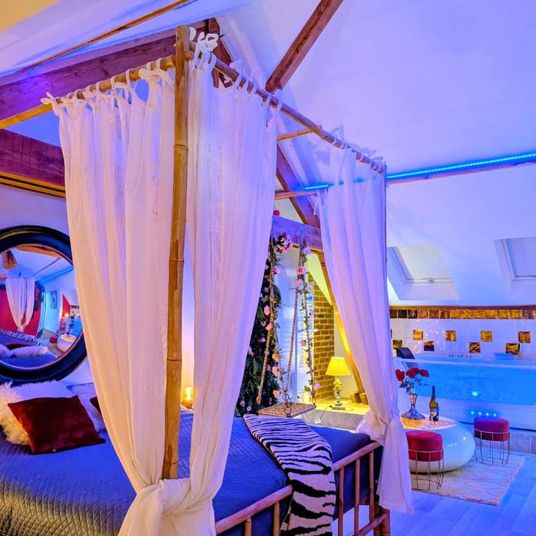 Suite Romantique 45m2-Amiens Centre-SPA & Parking - Apartment mit 1 Schlafzimmer - 3