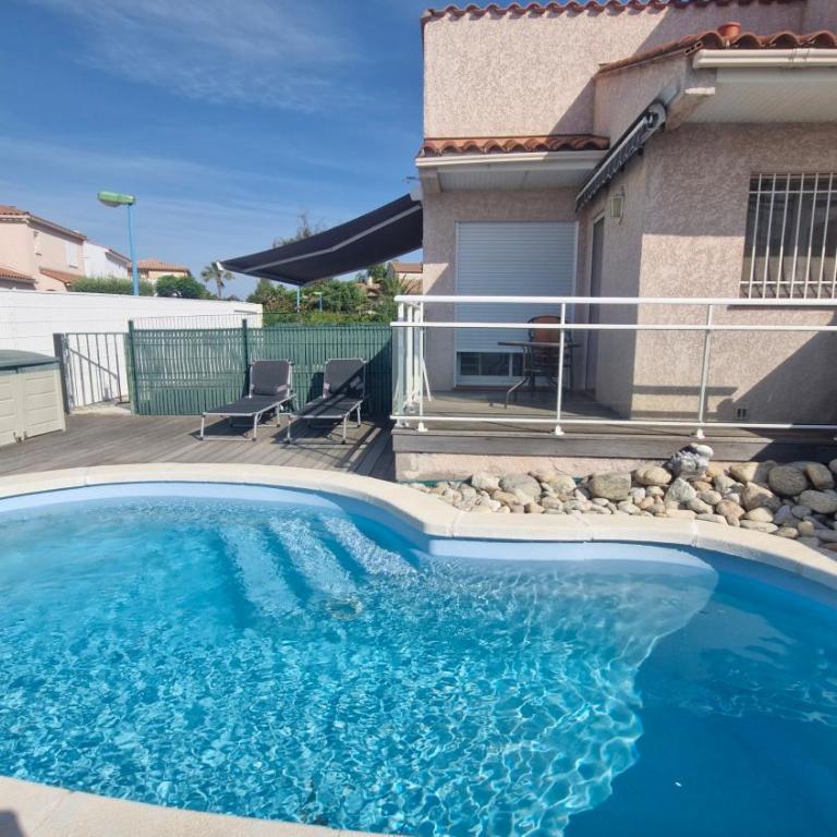 Villa LEMON avec piscine privée à 5 min des plages - 3 chambres - 2 SDB - Maison 3 Chambres - 18