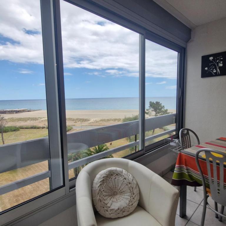 Le bleu des Vagues Ideal pour des vacances à 2 Face à la mer Wifi Parking privatif Clim - Apartment mit 1 Schlafzimmer - 1