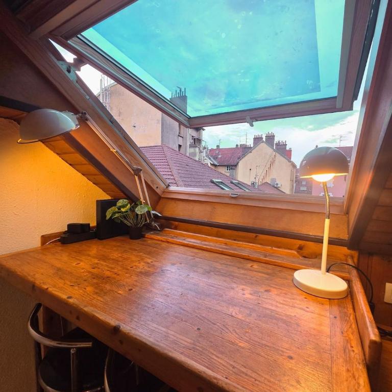 L'Atelier sous les Toits - Vue montagne et bureau - One-Bedroom Apartment - 2
