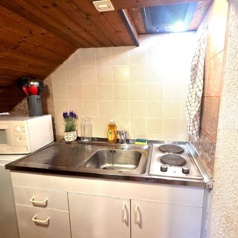 L'Atelier sous les Toits - Vue montagne et bureau - One-Bedroom Apartment - 9
